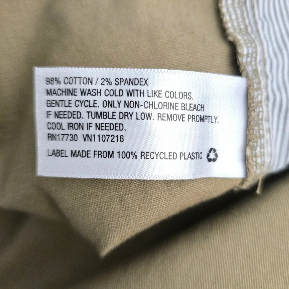 Goodfellow Slim Chino‎ Big & Tall Stretch Khaki Men Pants 56 X30 New